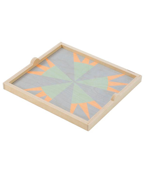 Star Pastel Square Tray